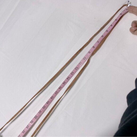 Vintage Handmade Tan Brown Tooled Leather Crossbody Bag Shoulder Bag Purse - Picture 9 of 16